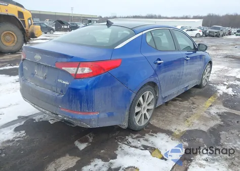 2013 Kia Optima Sx z USA, uszkodzony, nr VIN 5XXGR4A62DG195618
